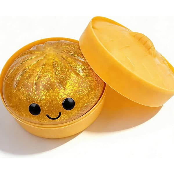 Glitter Dumpling, Glitter Dumpling Squishy Box, Dumplings Squishy, Angstlindrende Fidget, Myk Klembar Dekompresjonsdeig 1pc-c