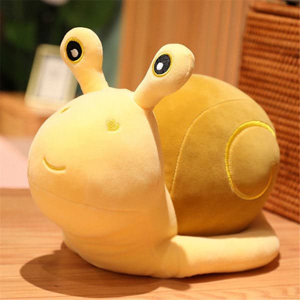 Plyschdocka Mjuk Snigel yellow 30cm
