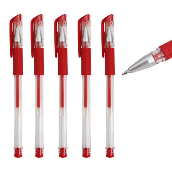 Gelpenn kulepenn Red Ink Pen