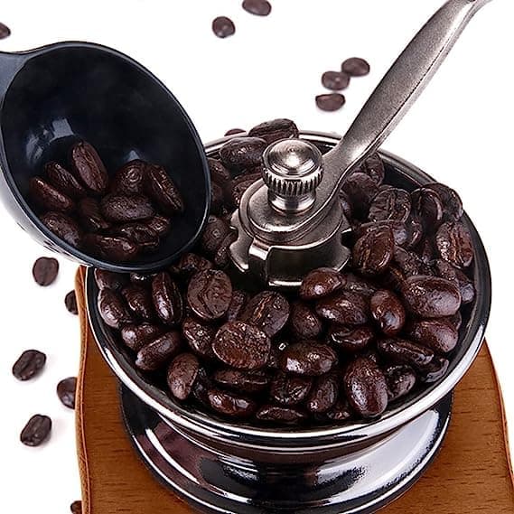 Manuel kaffekværn håndsving kaffemaskine 9,7 x 9,7 x 20,7
