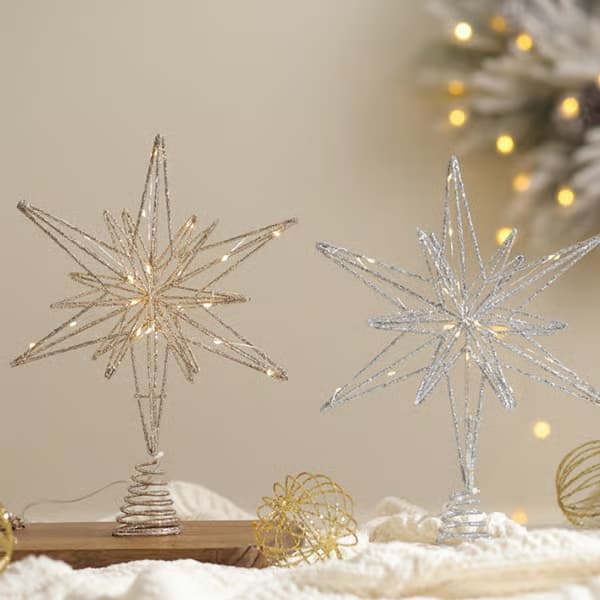 Julgransstjärna för julgransdekorationer stil 8