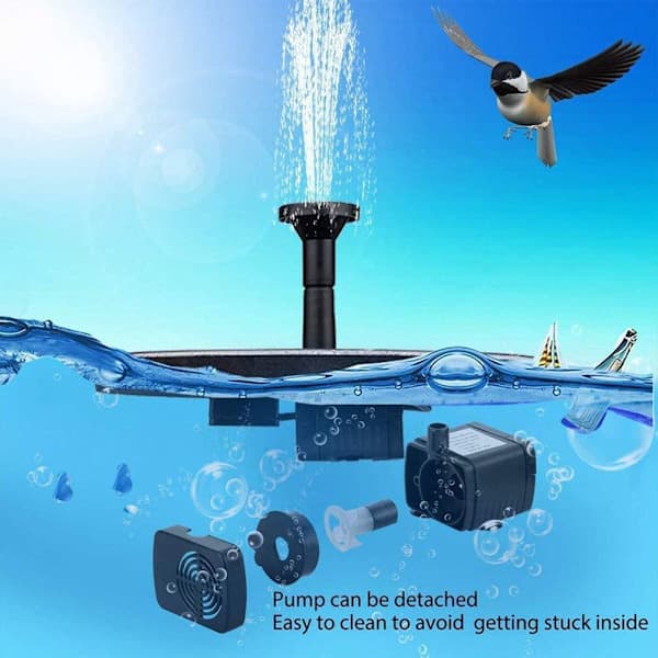 Solar springvand Vandfald 13cm