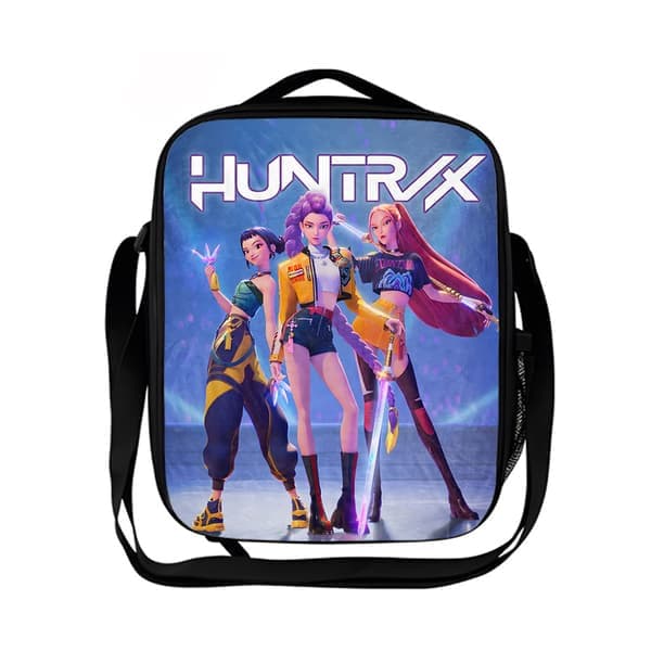 Flickor KPop Demon Hunter Isolerad Lunchväska, Skolresor Picknick Snacks Väskor Type 9