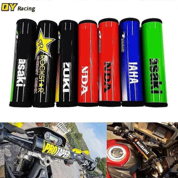 200 mm, 7/8 tuuman pyöreät ohjaustangot SUZUKI - Black