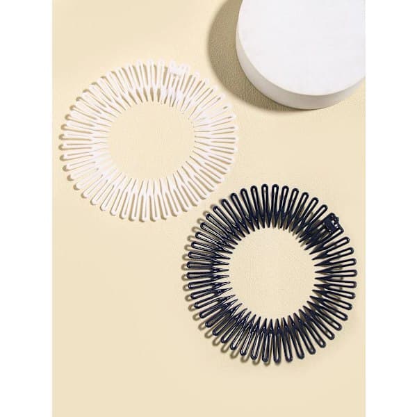 Zig zag plastikdiadem (5 farver at vælge imellem) 1 sort-FA12-