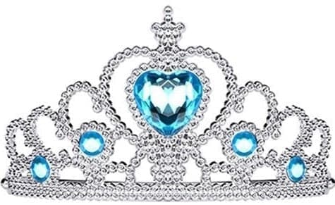 Elsa prinsessklänning + tiara/fläta/handskar-WELLNGS 150 cl