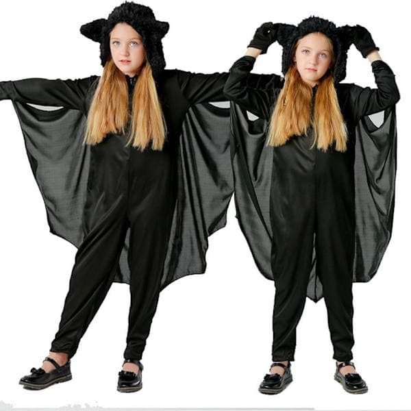 Halloween fladdermusdräkt barn cosplaydräkter 150