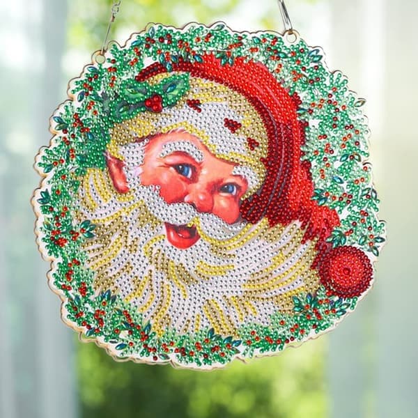 DIY Diamantmaleri Julekrans Sæt, Juledekoration