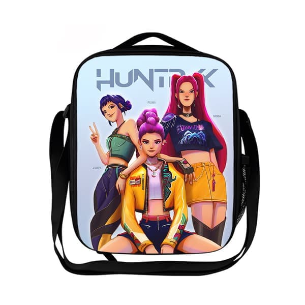 Flickor KPop Demon Hunter Isolerad Lunchväska, Skolresor Picknick Snacks Väskor Type 1