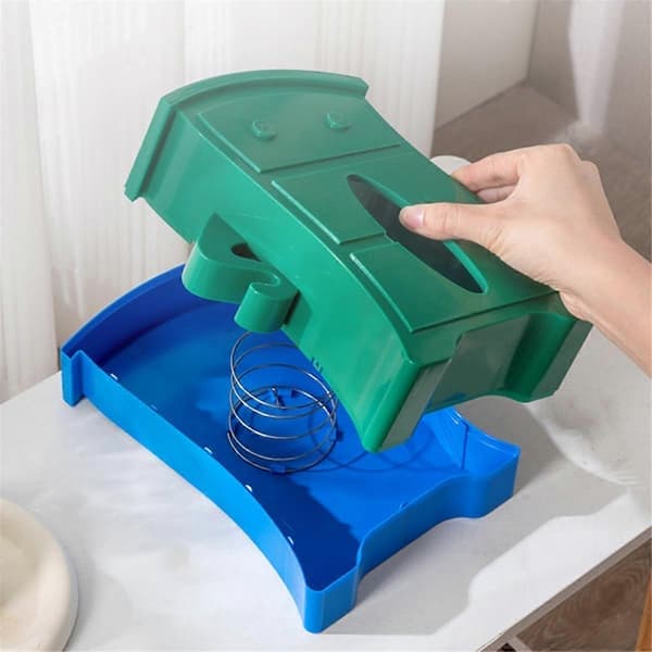 Stuebord Toalettpapirholder Tilpasset med Elastisk Støtte Veggmontert Tissueske