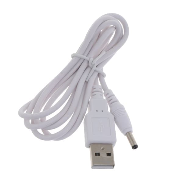 Ersättnings 5V Ström USB-kabel Snabbladdande USB med 3.5x1.35mm Cylindrisk Kontakt Stöder Inte 12 Volt 1m/2m/3m Längd