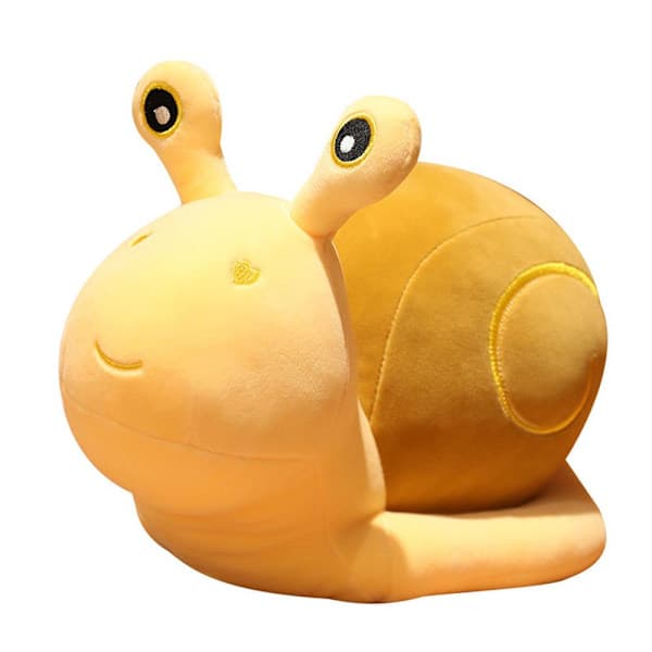 Plyschdocka Mjuk Snigel yellow 20cm