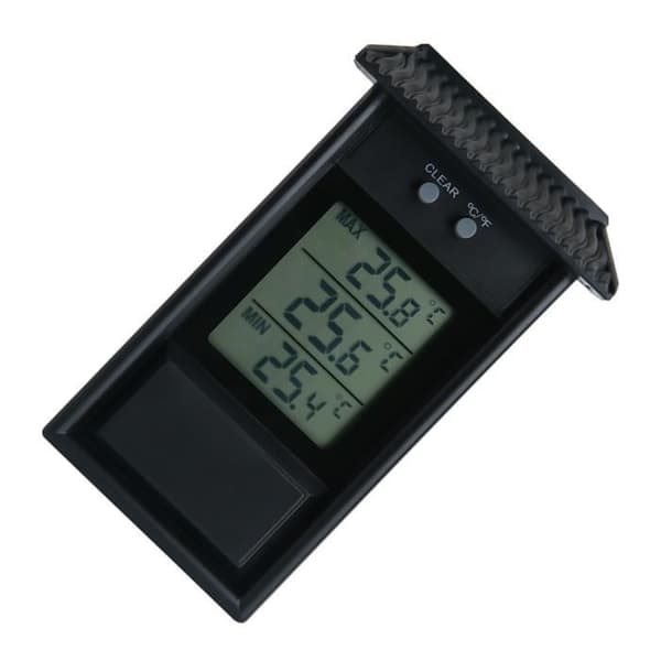 Min Max Termometer Digital Display Trädgård Växthus - Inomhus eller Utomhus Vägg