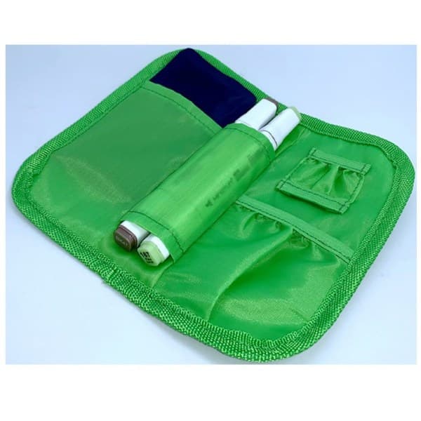 Insulin kjølebag pillebeskyttelse green