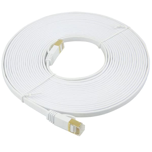 Cat6 Ethernet, Cat-6 Platt RJ45 Dator Internet LAN 15M