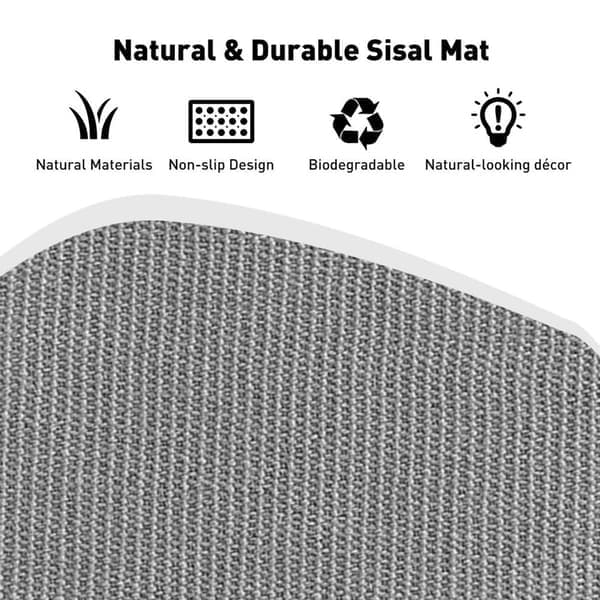 Katteskrapematte, naturlig sisal stil katteklorebrett2 KLB
