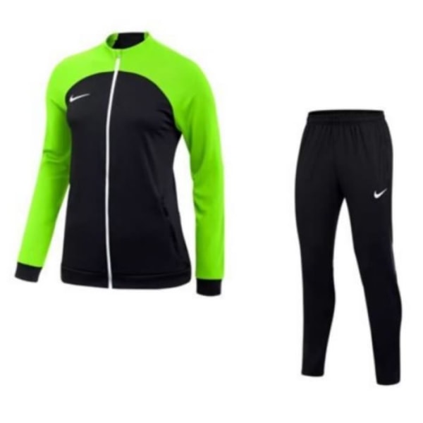 Nike Dri-Fit joggingbyxor för kvinnor Neongrön och svart - Andas - Multisport - Långärmad