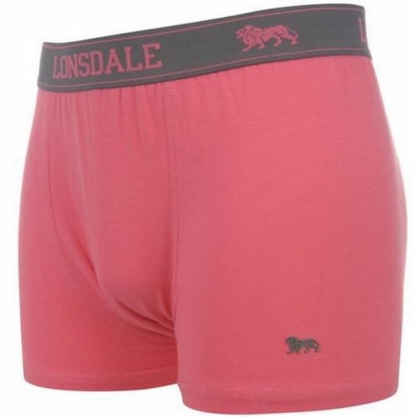 Presentförpackning med 2 rosa Lonsdale Boxers för män