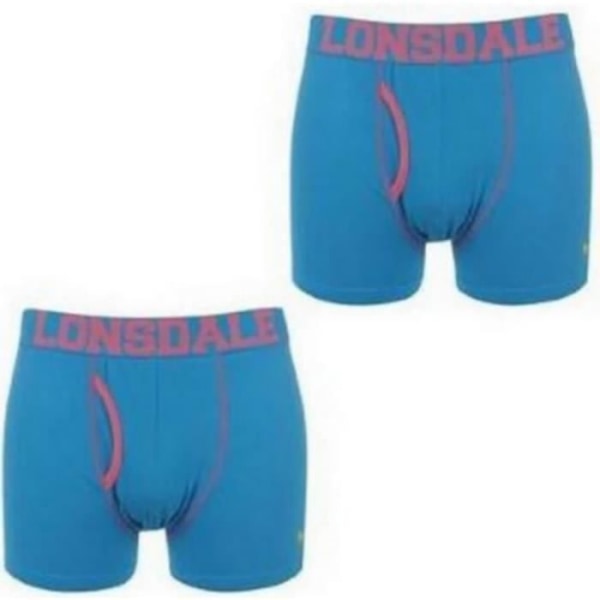 Presentförpackning med 2 Blue Lonsdale Boxers för män