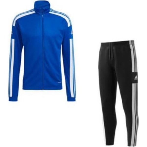 Adidas Aerodry Jogging för män blå och vit - Långa ärmar - Multisport - Andas