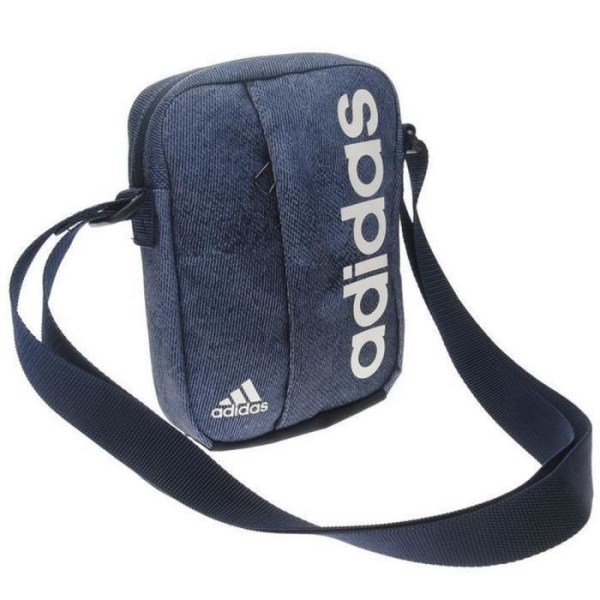 Adidas Originals linjär marinblå och vit väska