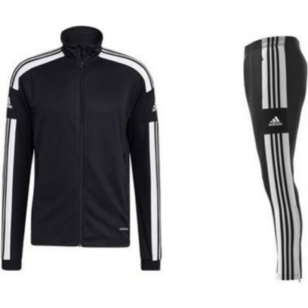 Adidas Aerodry joggingbyxor för män Svart och vit - Anti-svettteknik - Multisport - 100 % polyester