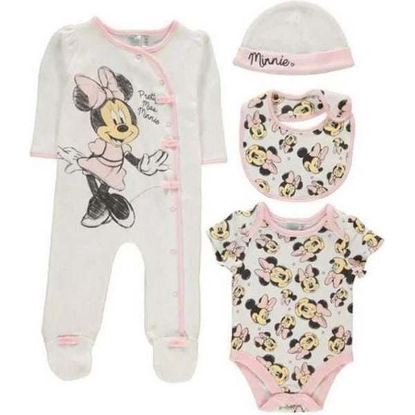 Baby Girl Minnie Disney Pyjamas Set 4 delar