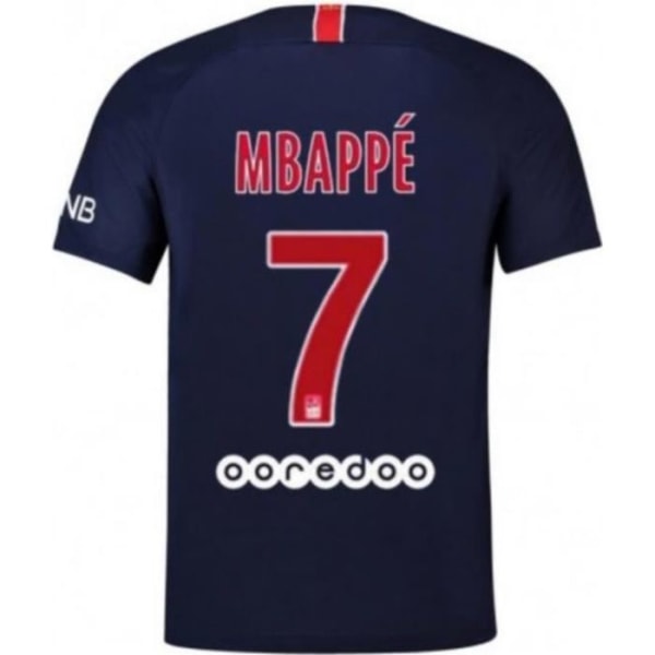 PSG Paris Saint-Germain Herrtröja Hemma Officiell flockning MBAPPÉ nummer 7 Säsong 2018-2019