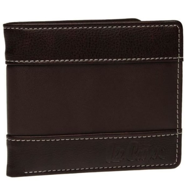 Lee Cooper brun PU-plånbok för män