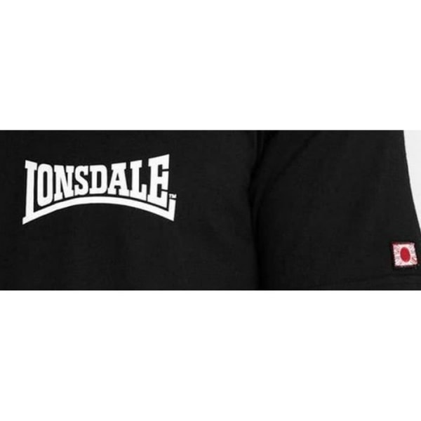 Lonsdale Japan T-shirt herr Svart lejonröd