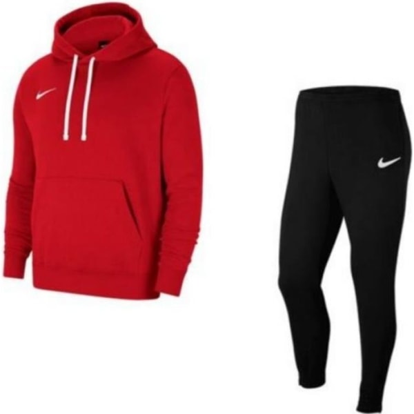 Nike fleecejoggingbyxor för män - Röd och svart - Andas - Multisport - Långa ärmar