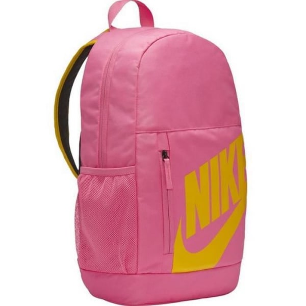 Nike rosa stor gul ryggsäck med logotyp Swoosh med påse