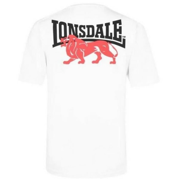 Lonsdale Japan White Lion Röd T-shirt för män