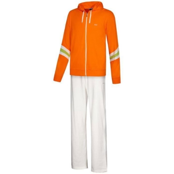 Fila Orange Multisport joggingbyxor för män - jacka och byxor med dragkedja i 100 % bomull