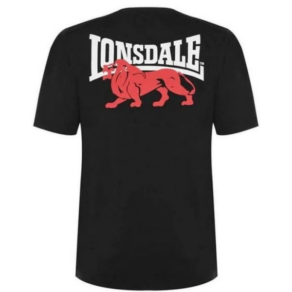 Lonsdale Japan T-shirt herr Svart lejonröd