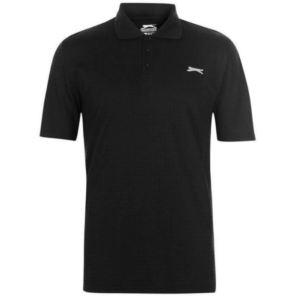 Slazenger Golf Plus Size svart pikétröja för män
