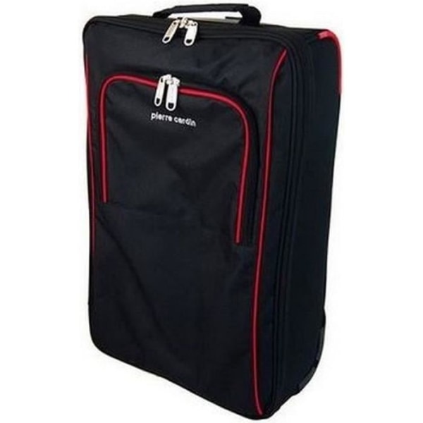Pierre Cardin svart och röd kabin resväska