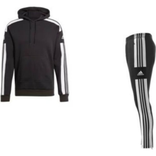 Adidas joggingbyxor i fleece för män Svart och vit - Andas - Långa ärmar - Multisport