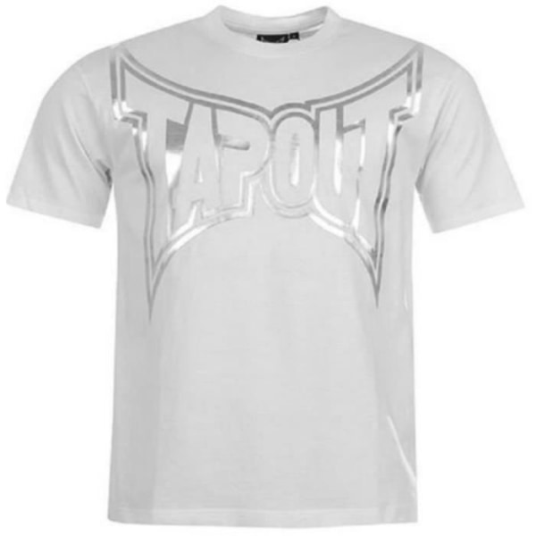 Tapout MMA T-shirt herr Vit och Silver - TAPOUT - Korta ärmar - UFC MMA
