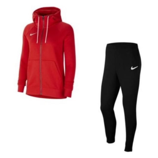 Nike röda och svarta fleecejoggare för kvinnor - Långa ärmar - Multisport - Andas