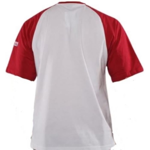Lonsdale London Herr Est 1960 röd och vit samlar T-shirt