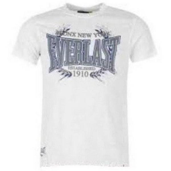 Everlast Optic Vit Bomull T-shirt herr 4XL Vit
