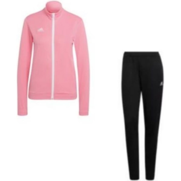 Adidas Aerodry Jogging för kvinnor, rosa och svart - Andas - Multisport - Långa ärmar