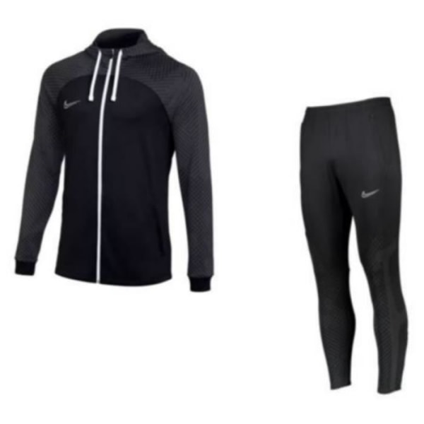 Nya Nike Swoosh joggingbyxor med huva för män svart