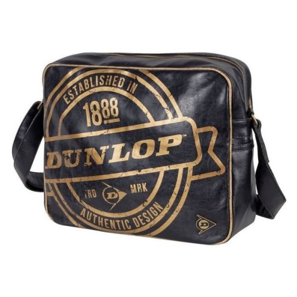 Dunlop vintage väska i svart och guld