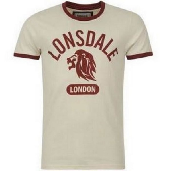 Lonsdale Ringer Cream T-shirt