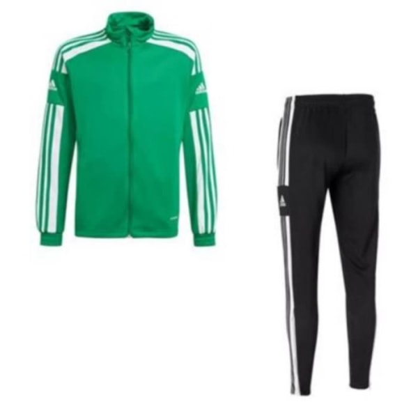 Pojkar och juniorer Adidas Aerodry gröna och svarta joggingbyxor