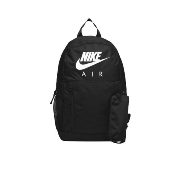 Nike Air Black Swoosh vit ryggsäck med påse