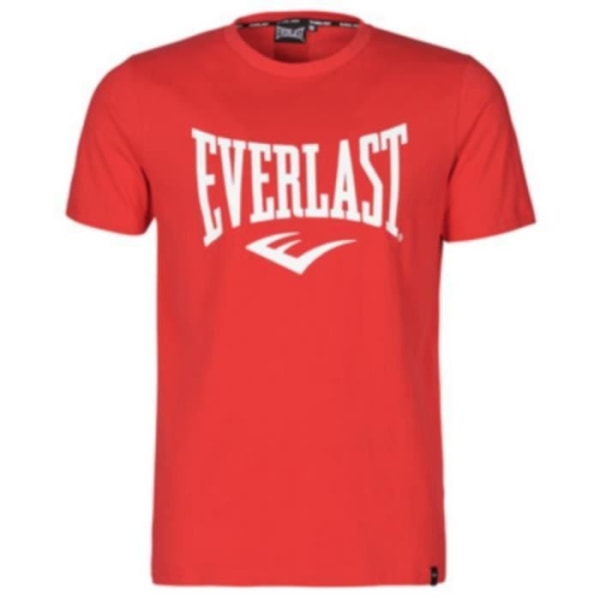Röd T-shirt herr - Everlast - Korta ärmar - Bekväm och andas