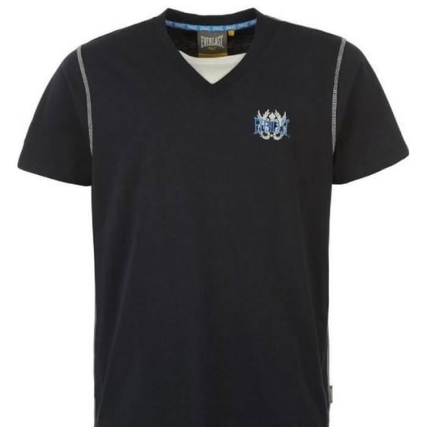 Everlast Vintage Sport Blå T-shirt för män - Korta ärmar - Broderad logotyp - Maskintvättbar
